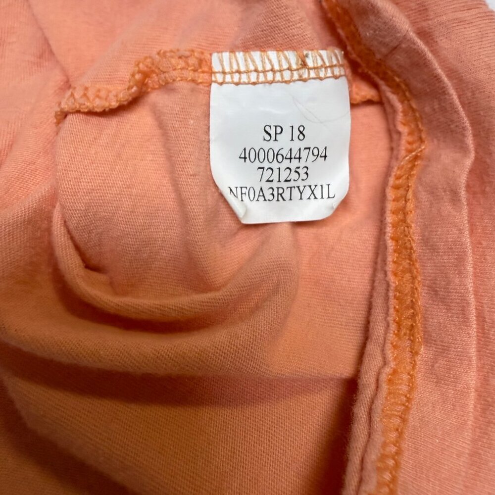The North Face Women's Slim Fit T-Shirt M Orange Mountain Graphic EUC - Picture 9 of 9